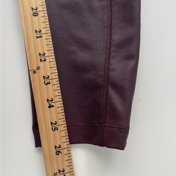 ATHLETA Delancey Gleam Moto Tight in Decadent Chocolate Deep Burgundy Size Large - Picture 11 of 11